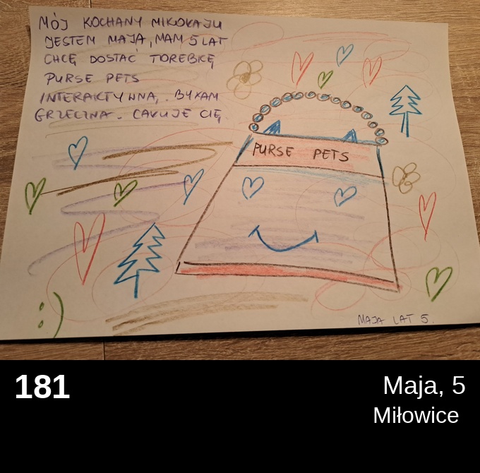 181 Maja 5 - Listy do Świętego Mikołaja