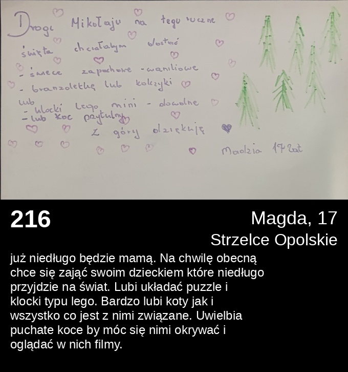 216 Magda 17 - Listy do Świętego Mikołaja