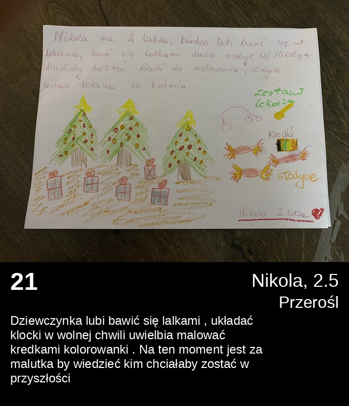 21 Nikola 2.5 - Listy do Świętego Mikołaja