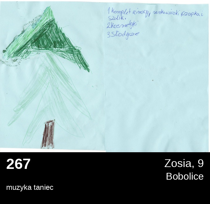 267 Zosia 9 - Listy do Świętego Mikołaja