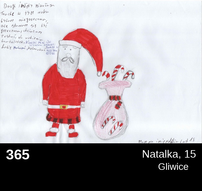 365 Natalka 15 - Listy do Świętego Mikołaja