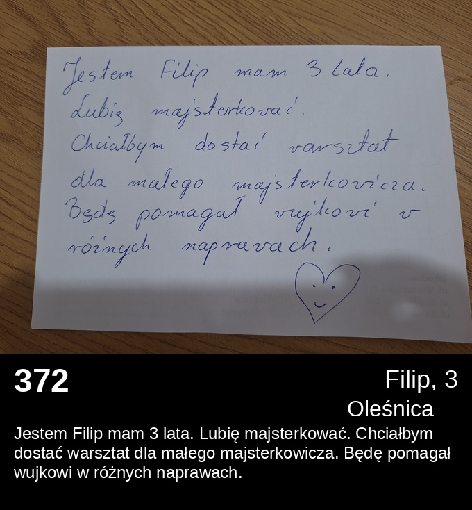 372 Filip 3 - Listy do Świętego Mikołaja