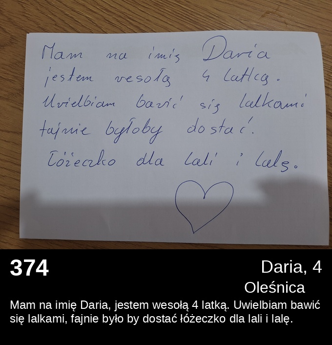 374 Daria 4 - Listy do Świętego Mikołaja